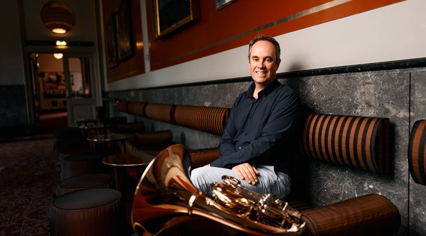 Hoornist Fons Verspaandonk: ‘Het is een droombaan’