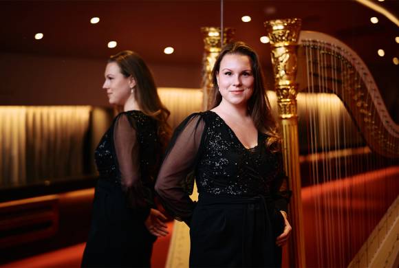 Harpiste Anneleen Schuitemaker: ‘De harp koos mij’