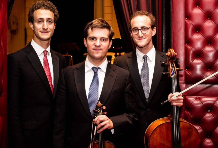 Busch Trio, Daniel Palmizio en Naomi Shaham in Schuberts Forellenkwintet