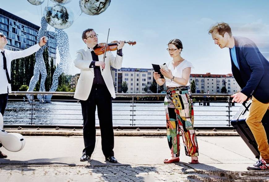 Het Kuss Quartett speelt Bartók, Mozart en Coll