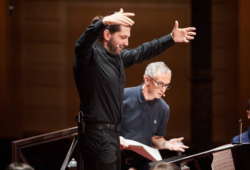 Ammodo Masterclass dirigeren bij het Concertgebouworkest