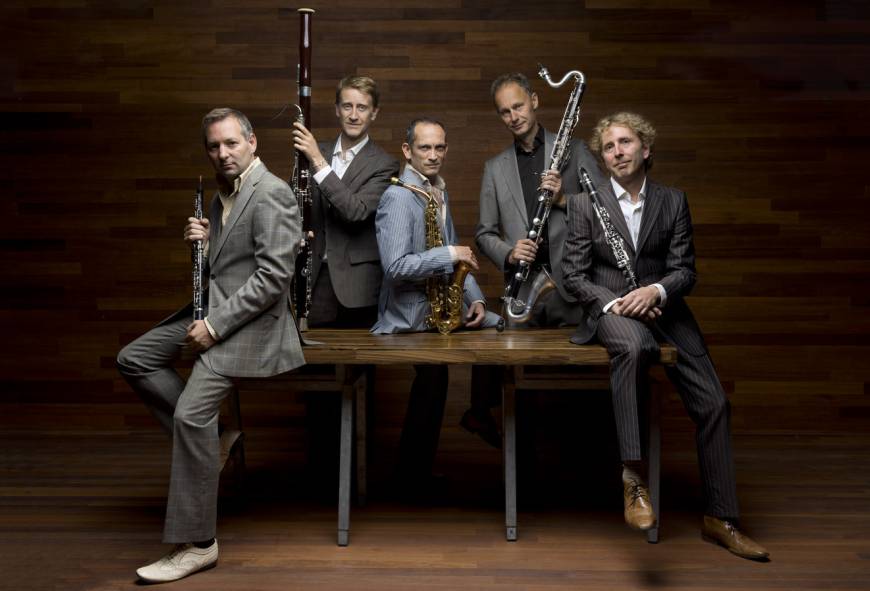 Calefax met o.a. Tansy Davies, Steve Reich en Mayke Nas