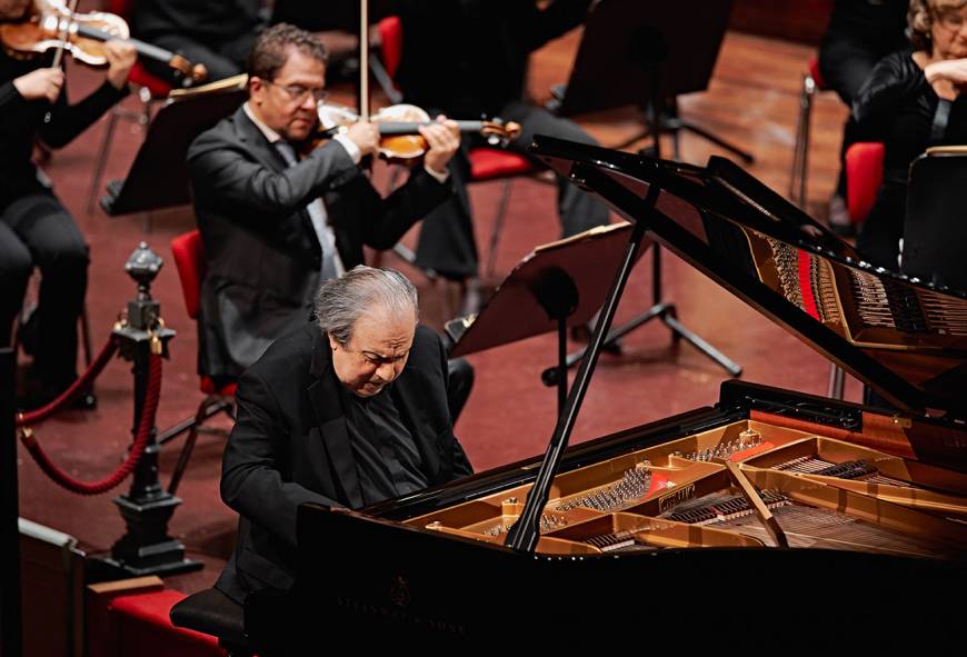 Close-up: Orkestleden op het Vriendenpodium