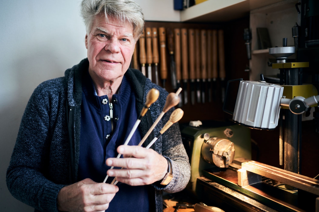 Batonbouwer Frans Asselman: ‘Die stok, dat is de stok van god’