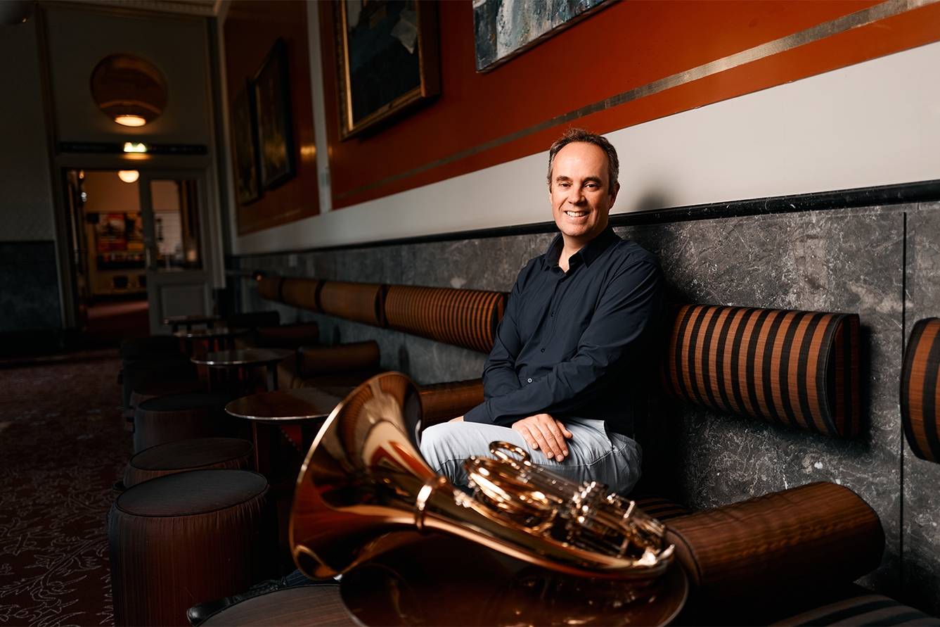 Hoornist Fons Verspaandonk: ‘Het is een droombaan’