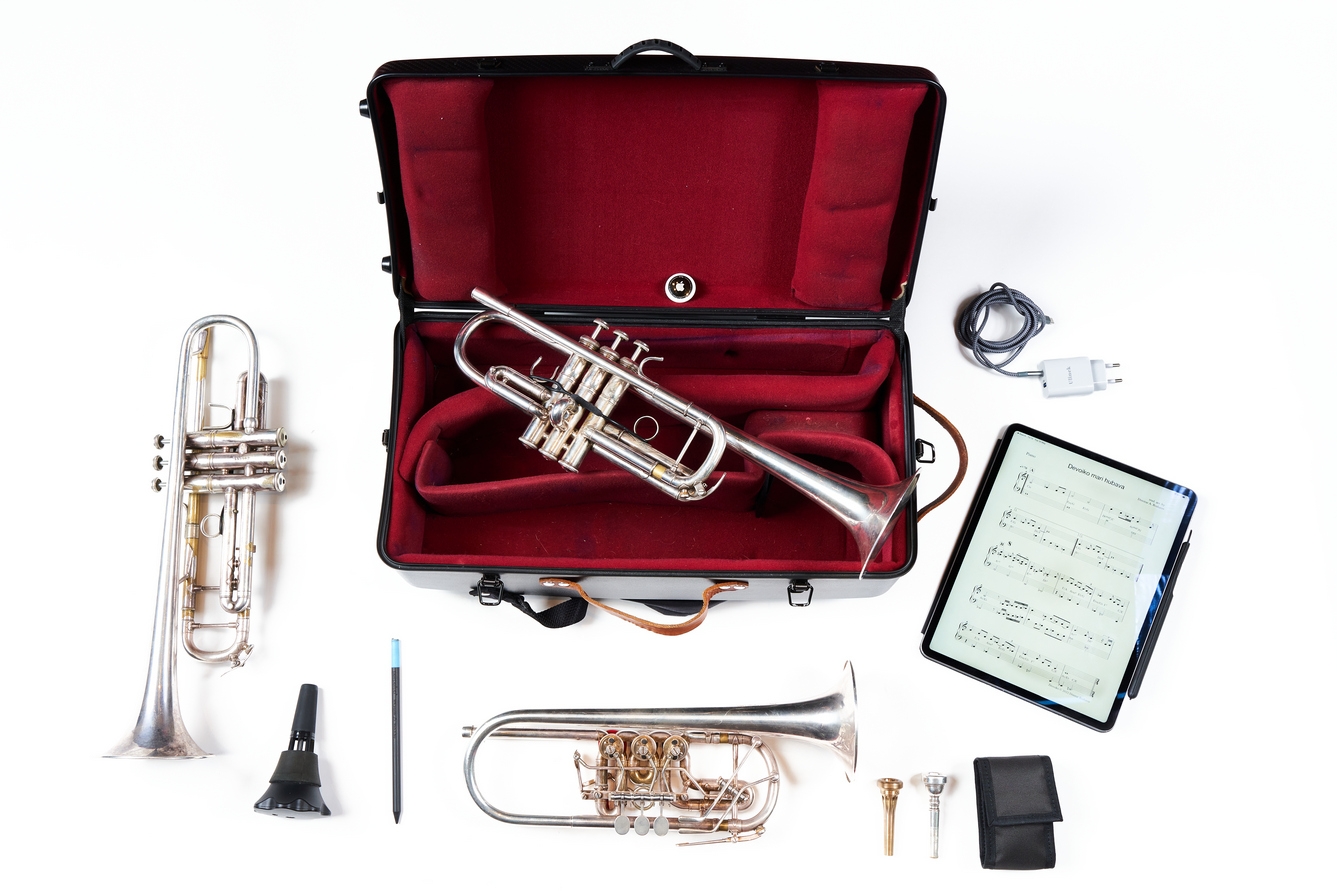 Wat zit er in de koffer van solotrompettist Miroslav Petkov?