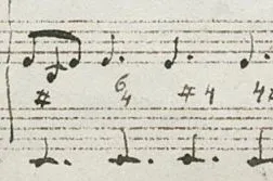 Becijferde bas in Pachelbels Canon in D