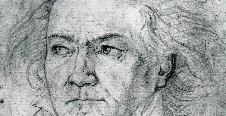 Ludwig van Beethoven, door Friedrich August von Klöber