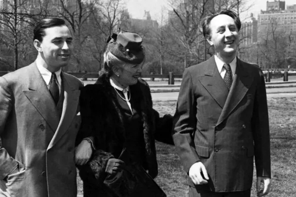 Bohuslav Martinů en zijn vrouw Charlotte