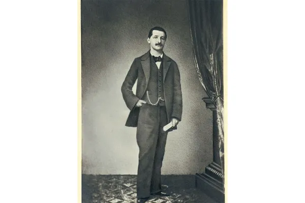 Anton Bruckner in zijn jongere jaren