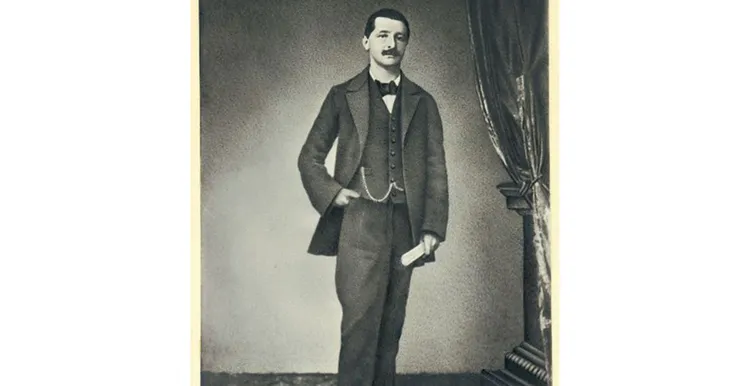 Anton Bruckner in zijn jongere jaren