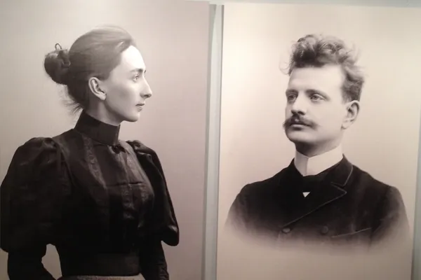 Aino en Jean Sibelius op jonge leeftijd