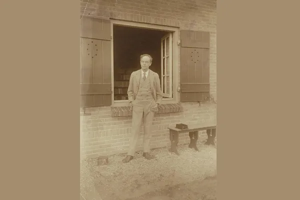 Alphons Diepenbrock in Laren, 1911; Stadsarchief Amsterdam
