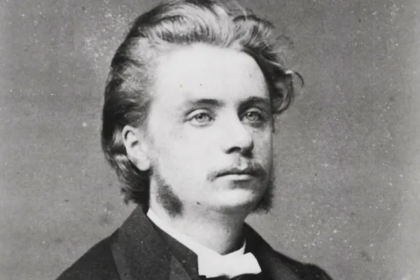 Een jonge Edvard Grieg