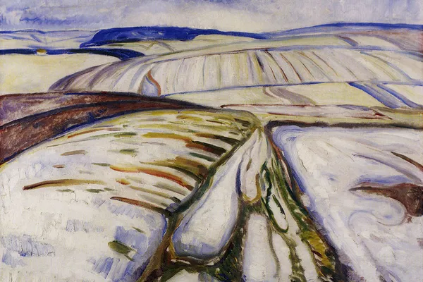 Sneeuwlandschap, Thüringen