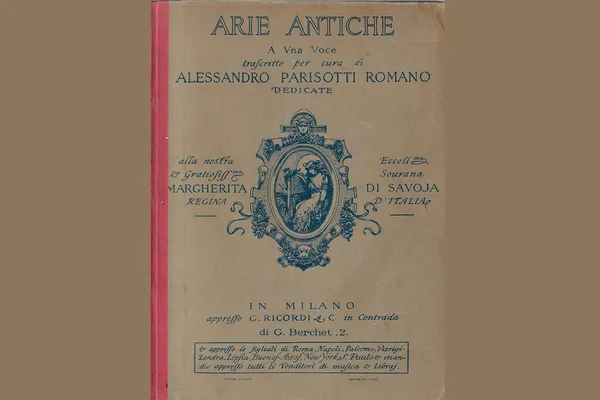 Een uitgave uit 1890 van de Arie antiche