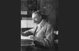 Edward Elgar rond 1910