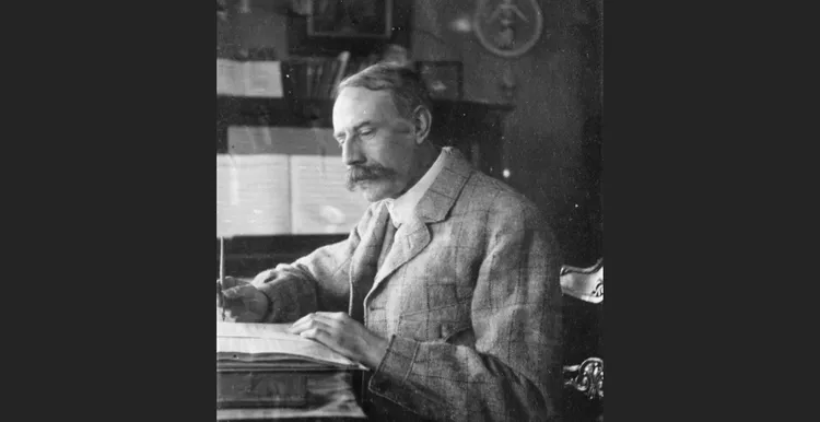Edward Elgar rond 1910