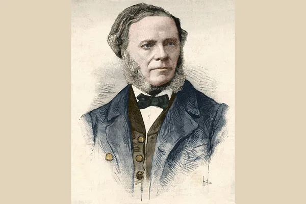 Gravure naar een foto van César Franck, artiest en jaartal onbekend