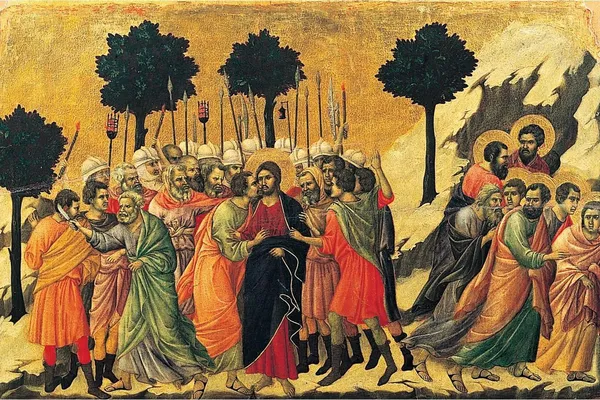 Het verraad van Jezus op de Olijfberg