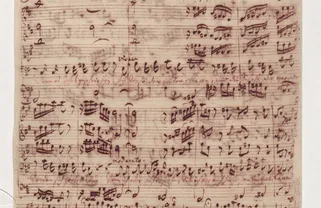 Fragment uit de Matthäus-Passion