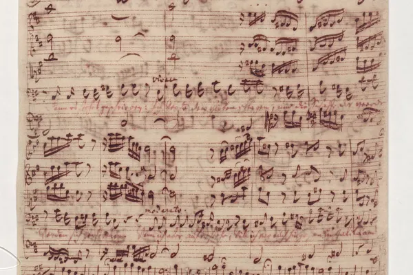 Fragment uit de Matthäus-Passion