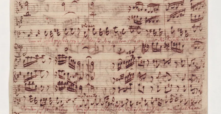 Fragment uit de Matthäus-Passion