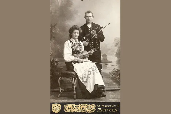 Volksmuzikanten uit de Noorse provincie Norland