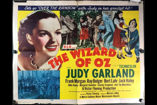 Filmposter van de remake uit 1955 van The Wizard of Oz (1939)