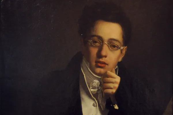 Franz Schubert, geportretteerd door Josef Abel, 1814