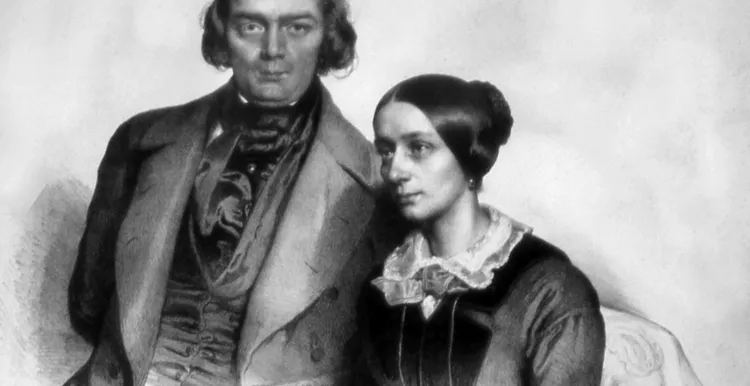 Robert en Clara Schumann