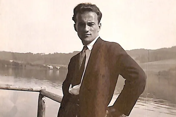 Nikos Skalkottas, tijdens een vakantie in het Oostenrijkse Seeham, 1934