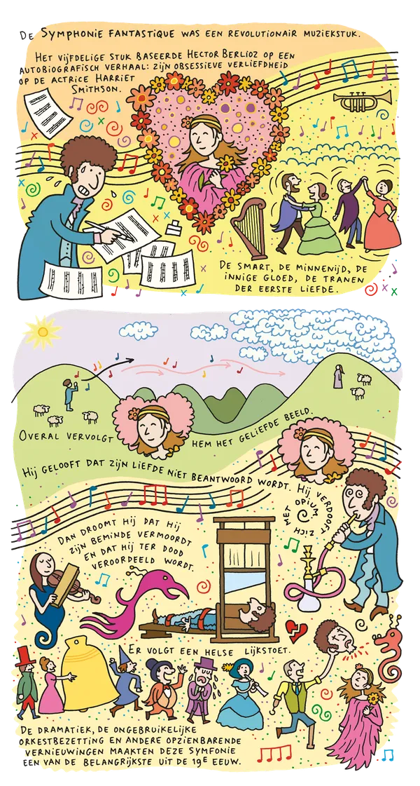 Stripverhaal over de Symphonie Fantastique